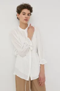 Bavlněné tričko Bruuns Bazaar bílá barva #4304462
