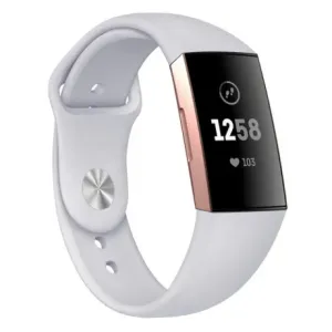 Fitbit Charge 3 / 4 Silicone (Small) řemínek, Gray (SFI007C03)