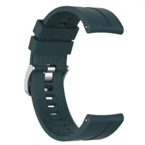 Huawei Watch 3 / 3 Pro Silicone Cube řemínek, Dark Green