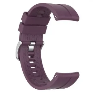 Huawei Watch 3 / 3 Pro Silicone Cube řemínek, Purple Plum