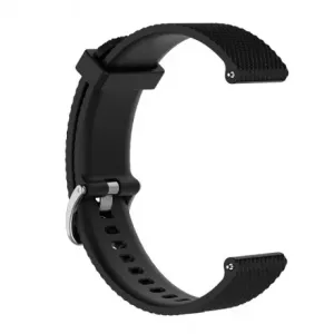 Huawei Watch 3 / 3 Pro Silicone Bredon řemínek, Black