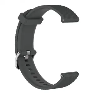 Huawei Watch 3 / 3 Pro Silicone Bredon řemínek, Dark Gray