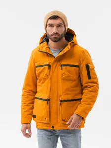 Buďchlap Originální hořčicová bunda na zimu C450
