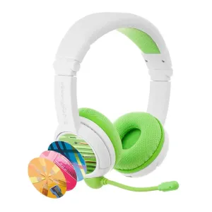 Bezdrátová sluchátka BuddyPhones School+ pro děti (zelená)