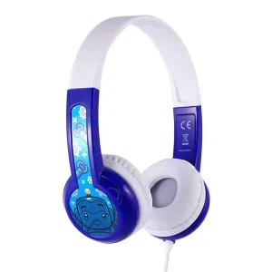 Drátová sluchátka BuddyPhones DiscoverFun pro děti (modrá)