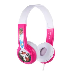 Drátová sluchátka BuddyPhones DiscoverFun pro děti (růžová)