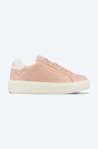Kožené sneakers boty Buffalo Rola Sneaker Low růžová barva, 1530224.LPNK
