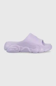 Pantofle Buffalo Cld Slide dámské, fialová barva, na platformě, 1622264 #5010285
