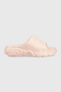 Pantofle Buffalo Cld Slide dámské, růžová barva, na platformě #5584180