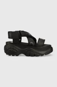 Sandály Buffalo Classic Snd dámské, černá barva, na platformě, 1533300 #5157968