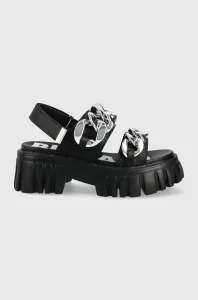 Sandály Buffalo dámské, černá barva, na platformě #1999409