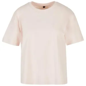 Build Your Brand Dámské oversize tričko - Růžová | XL