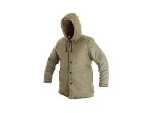 Pánský zimní kabát JUTOS, khaki, vel. 64-66