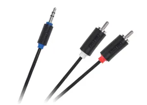 Kabel Jack 3,5 - 2 RCA 1,8 m Cabletech standard