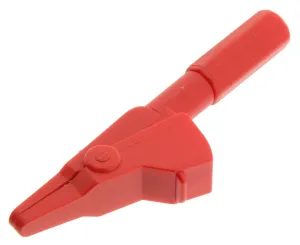 Cal Test Electronics Ctm-652-2 Small Safety Alligator Clip, 20A, Red