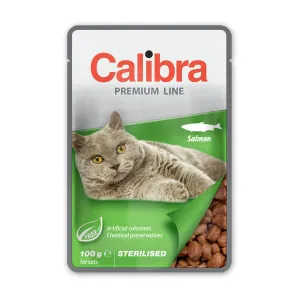 Calibra Cat kapsa Premium Sterilised Salmon 100 g #2165516