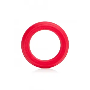 Kroužek na penis California Exotic Caesar Silicone Ring red