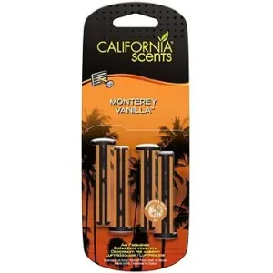 California Scents Vent Stick Monterey Vanilla - Vanilka, vonné kolíčky 4 ks