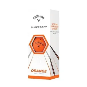 Callaway Supersoft míčky Matte, 12ks oranžové