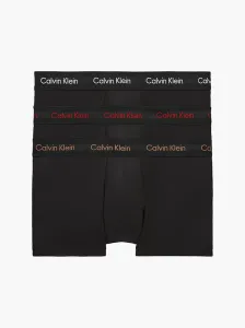 Calvin Klein pánské černé boxerky 3 pack - M (6FB)
