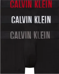 Pánské boxerky Calvin Klein NB3775A MEZ 3PACK M Černá