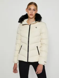 Calvin Klein Zimní bunda Bílá