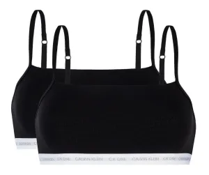 Calvin Klein 2 PACK - dámská podprsenka CK One Bralette QF6040E-001 S