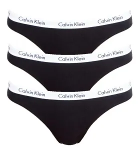 Calvin Klein 3 PACK - dámská tanga QD3587E-001 L