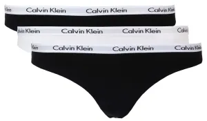 Calvin Klein 3 PACK - dámská tanga QD3587E-WZB XS