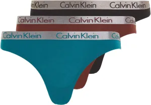 Calvin Klein 3 PACK - dámské kalhotky Bikini QD3561E-IIL L