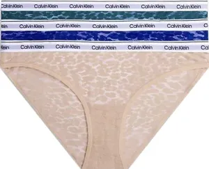 Calvin Klein 3 PACK - dámské kalhotky Bikini QD5069E-GP8 XS