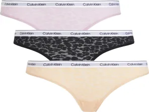 Calvin Klein 3 PACK - dámské kalhotky Brazilian QD5068E-GP9 M