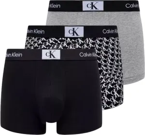 Calvin Klein 3 PACK - pánské boxerky CK96 NB3528E-JGN XL