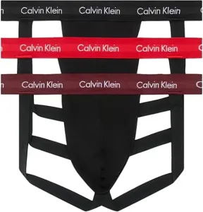 Calvin Klein 3 PACK - pánské slipy JOCK STRAP NB3054A-I20 M