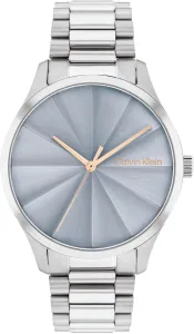 Hodinky Calvin Klein stříbrná barva #4486598