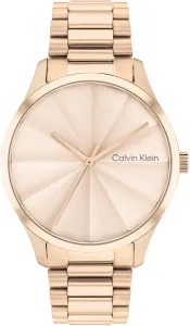 Hodinky Calvin Klein zlatá barva