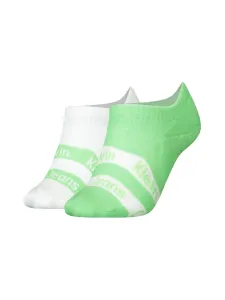 Ponožky Calvin Klein 2-pack dámské, zelená barva #3910526
