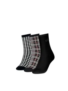 Calvin Klein dámské vzorované ponožky 3 pack #1411828