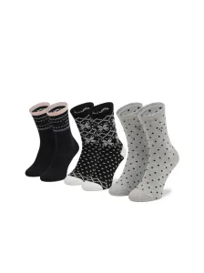 Calvin Klein dámské vzorované ponožky 3 pack #1411829