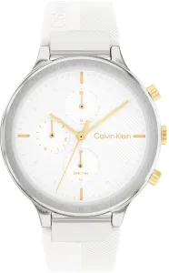 Hodinky Calvin Klein 25200244 bílá barva