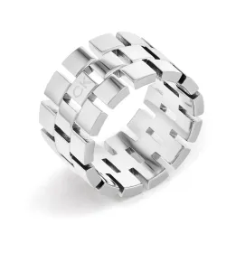 Calvin Klein Luxusní ocelový prsten Geometric 35000324 54 mm #3988862