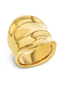 Calvin Klein Masivní pozlacený prsten Elemental 35000646 54 mm #6058533