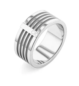 Calvin Klein Moderní ocelový prsten pro muže Minimal 35000317 60 mm #3988873