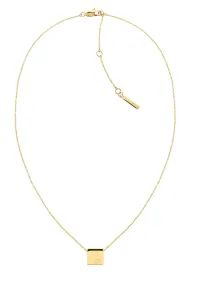 Calvin Klein Moderní pozlacený náhrdelník Geometric 35000248