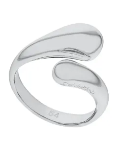 Calvin Klein Nadčasový ocelový prsten Sculptured Drops 35000192 52 mm #5341821