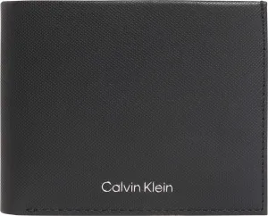 Kožená peněženka Calvin Klein černá barva, K50K511381