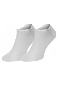 Calvin Klein pánské bílé ponožky 2 pack #3910530
