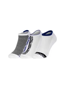 Calvin Klein pánské bílé ponožky 3pack #1418354