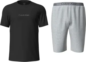 Pyžamo Calvin Klein Underwear šedá barva, s potiskem #4731395