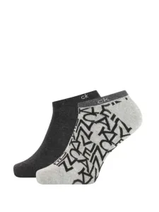 Calvin Klein pánské šedé ponožky 2 pack #1410878